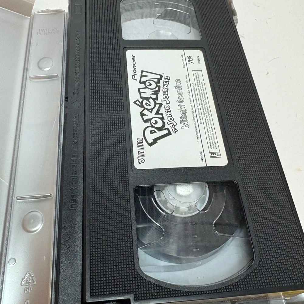 Pokémon The Johto Journeys VHS